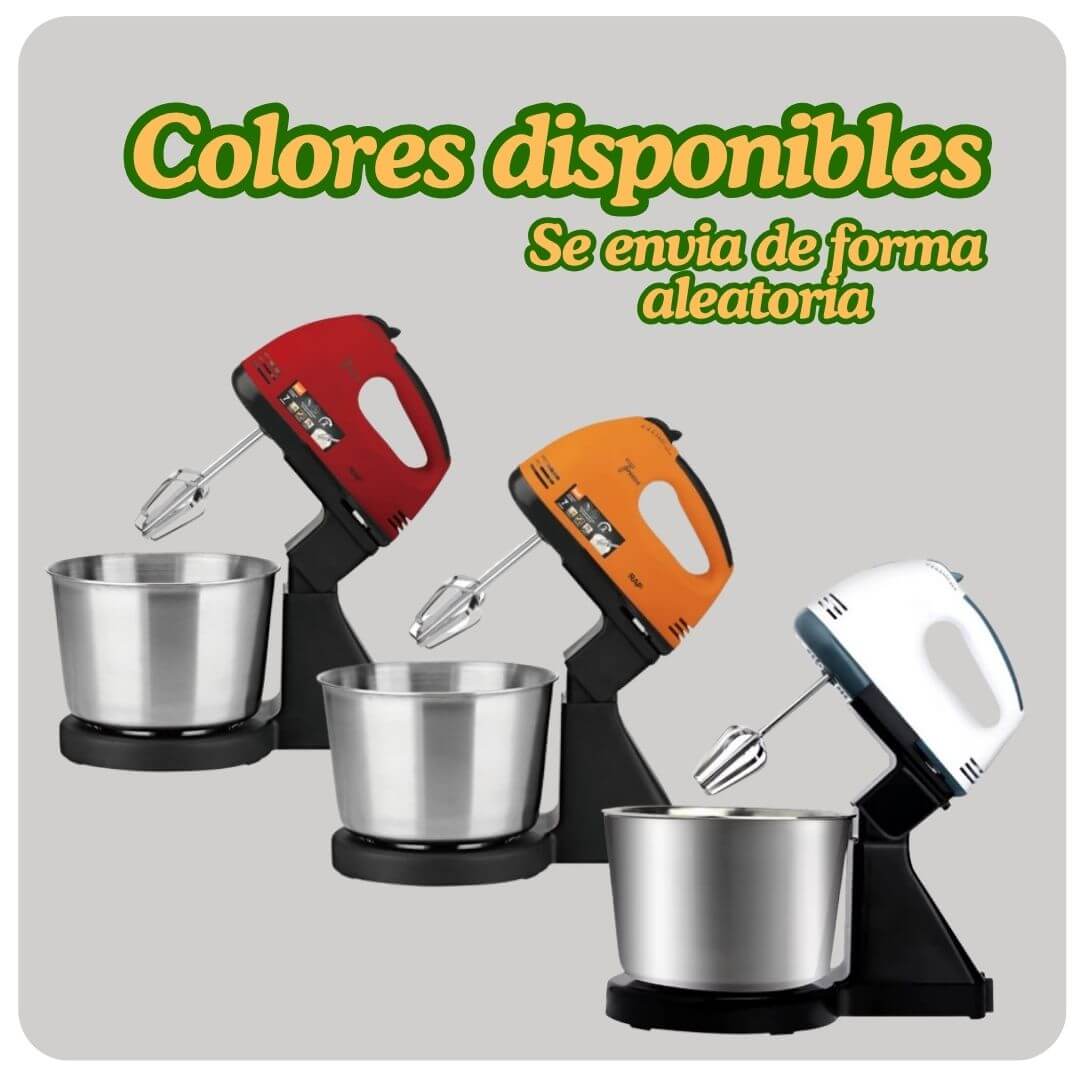 Combo Batidora 2L/250W + Moldes Antiadherentes set 3 + gramera tazón digital