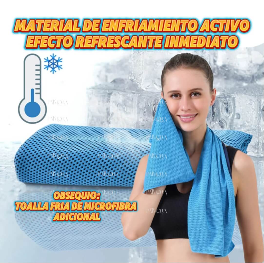 Combo Fitness 5 en 1: Morral + Vaso Licuadora Portátil + Toallas Frías