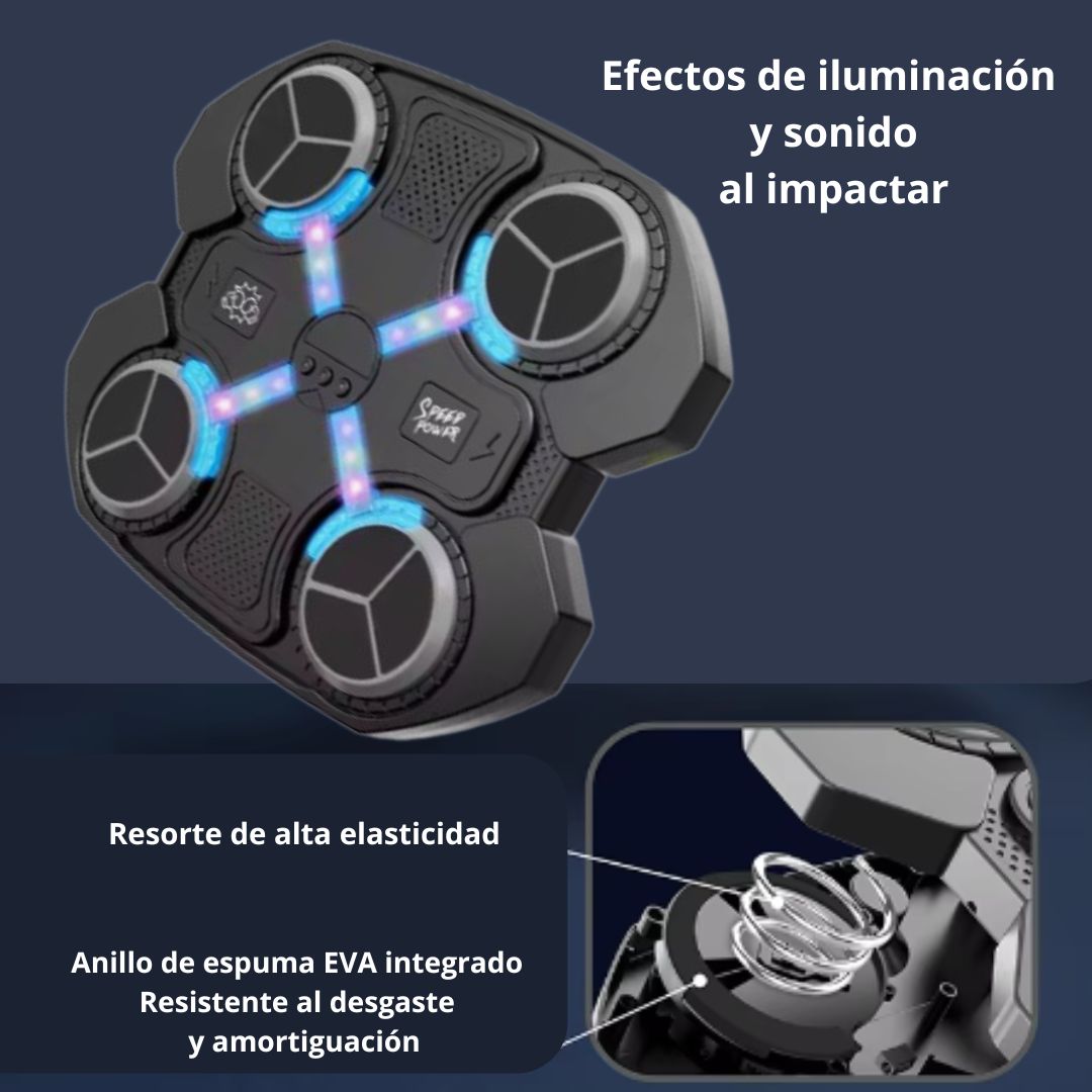 Tablero de Boxeo Musical Inteligente + Guantes