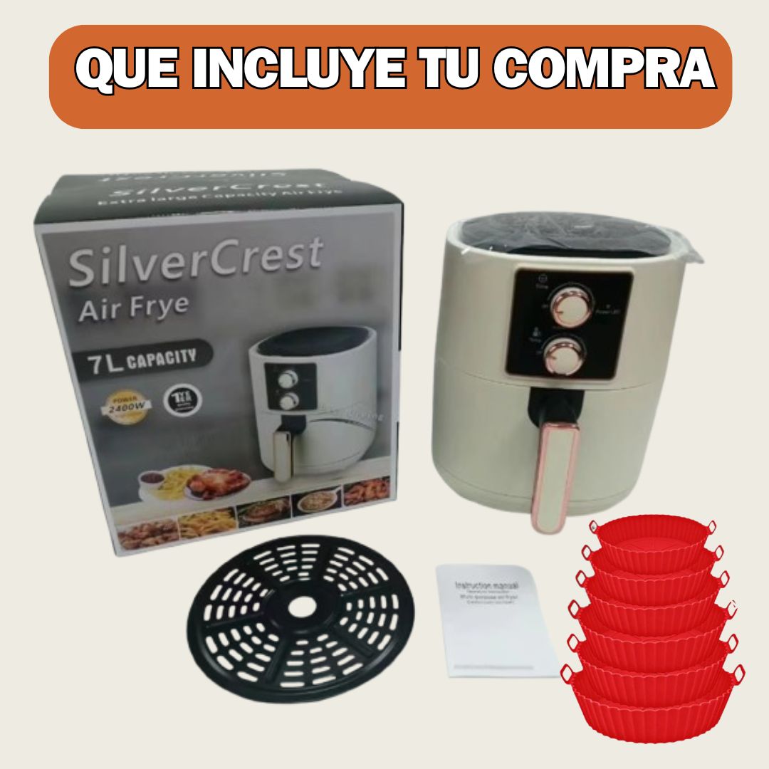 COMBO AIR FRYER 7L + SET MOLDES SILICONA