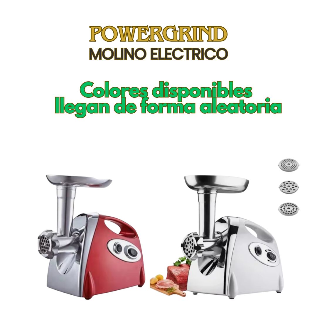 PowerGrind: Molino Eléctrico para carne Multifuncional /Procesa/Embute